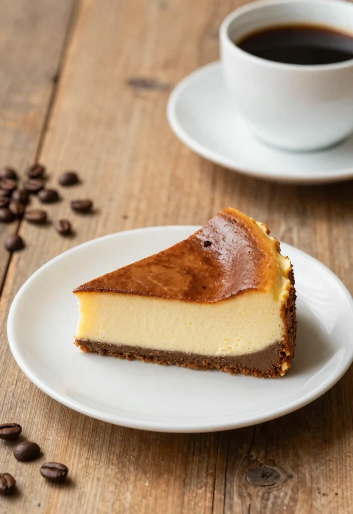 20 Japanese Cheesecake Recipes (From Classic to Easy) - 10. Coffee Japanese Cheesecake 1