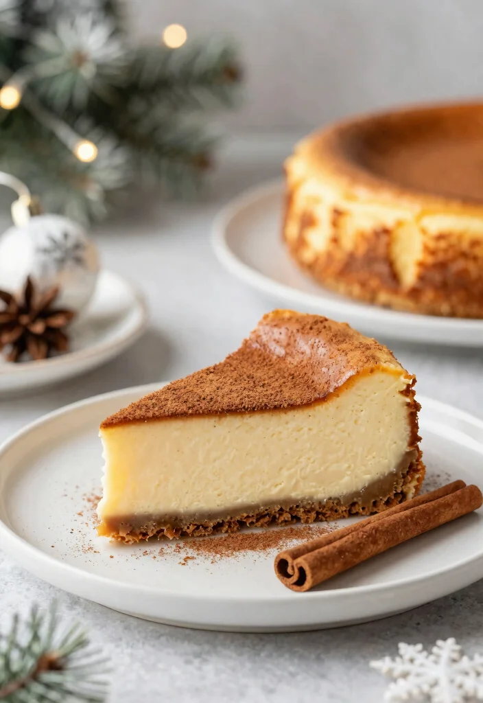 20 Japanese Cheesecake Recipes (From Classic to Easy) - 17. Gingerbread Japanese Cheesecake 1