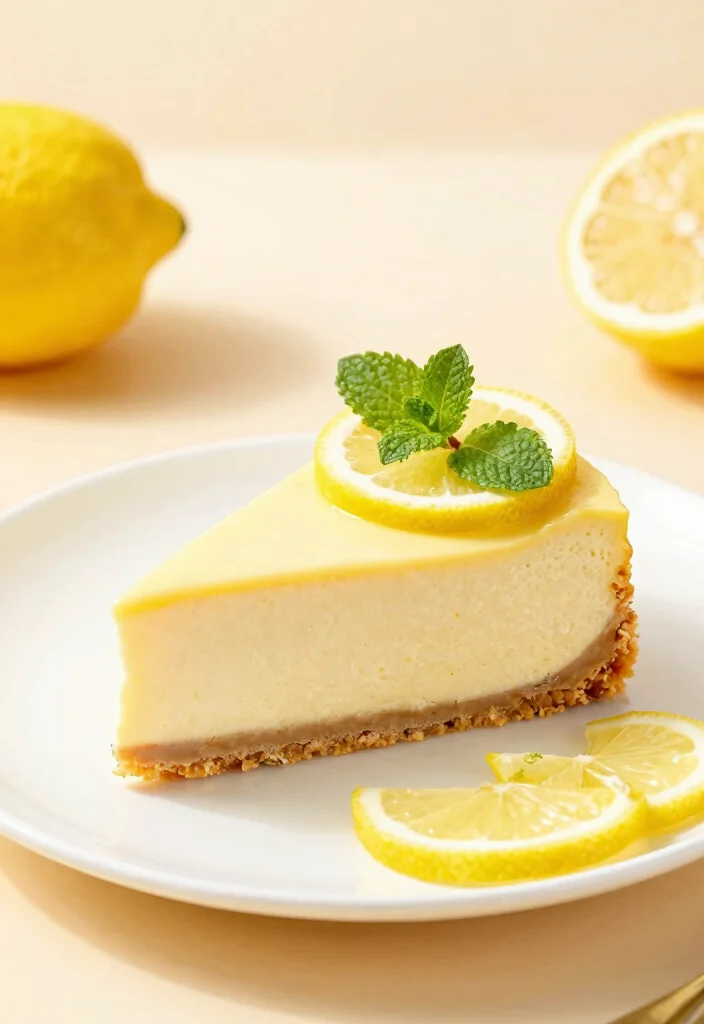 20 Japanese Cheesecake Recipes (From Classic to Easy) - 5. Lemon Japanese Cheesecake 1