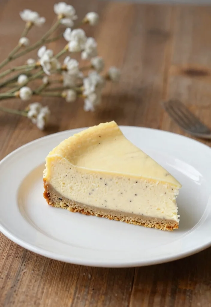 20 Japanese Cheesecake Recipes (From Classic to Easy) - 7. Vanilla Bean Japanese Cheesecake 1