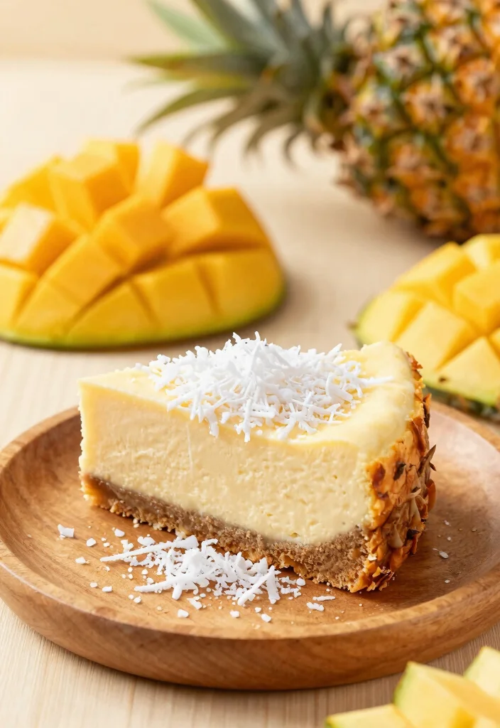 20 Japanese Cheesecake Recipes (From Classic to Easy) - 8. Coconut Japanese Cheesecake 1