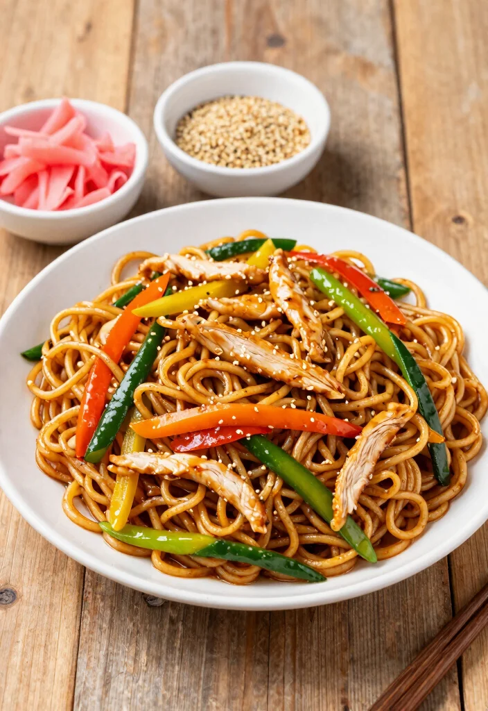 20 Japanese Dinner Recipe Ideas (Easy Home Cooking) - 3. Yakisoba 1
