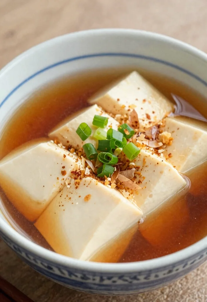 20 Japanese Party Food Ideas and Recipes for Sharing - 12. Agedashi Tofu (Fried Tofu in Broth) 1