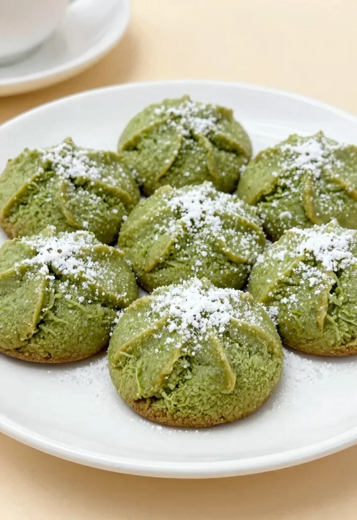 20 Japanese Party Food Ideas and Recipes for Sharing - 20. Matcha Green Tea Cookies 1
