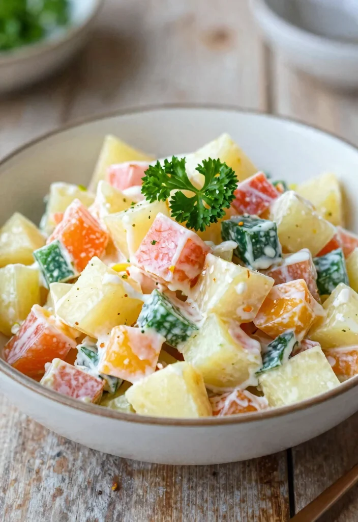 20 Japanese Party Food Ideas and Recipes for Sharing - 8. Japanese Potato Salad 1