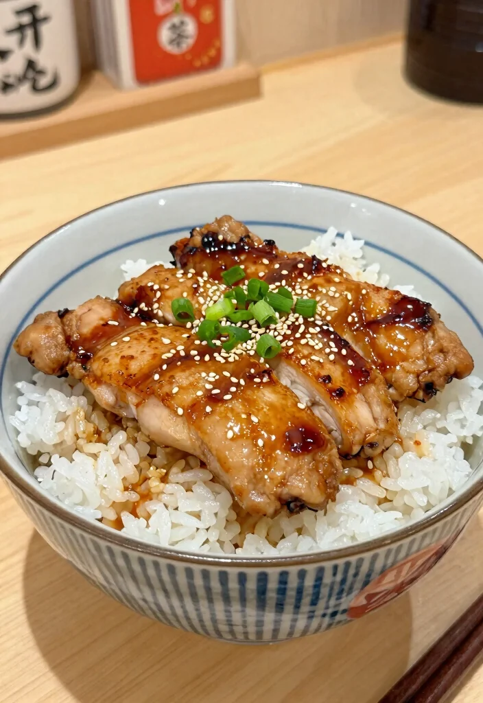 20 Japanese Rice Meals (Donburi, Curry, and More) - 11. Chicken Teriyaki Donburi 1