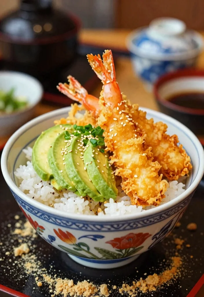 20 Japanese Rice Meals (Donburi, Curry, and More) - 2. Ebi Tempura Donburi 1