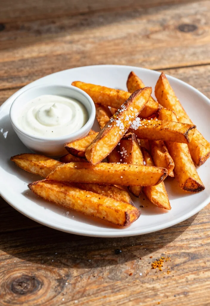 20 Japanese Sweet Potato Air Fryer Recipes (Crispy and Easy) - 1. Crispy Sweet Potato Fries 1