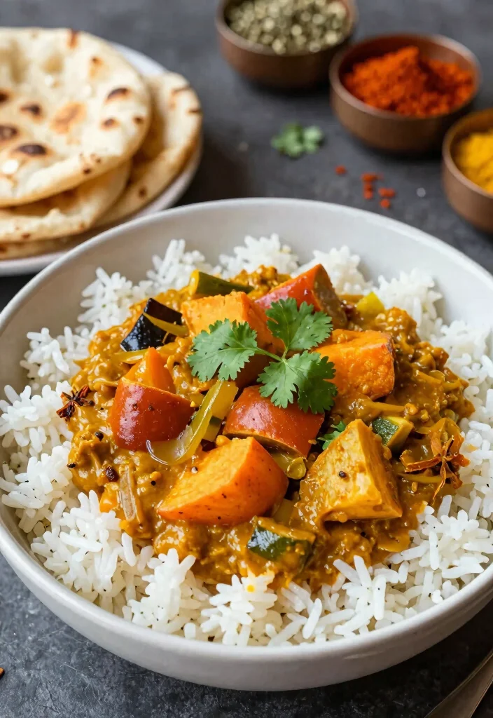 20 Japanese Sweet Potato Air Fryer Recipes (Crispy and Easy) - 10. Sweet Potato Curry 1