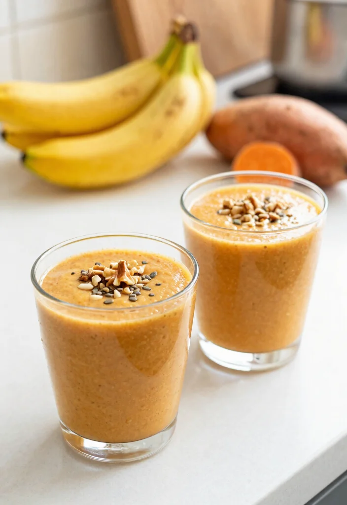 20 Japanese Sweet Potato Air Fryer Recipes (Crispy and Easy) - 11. Sweet Potato Smoothie 1