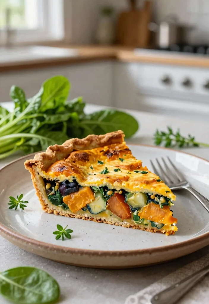 20 Japanese Sweet Potato Air Fryer Recipes (Crispy and Easy) - 13. Sweet Potato Quiche 1