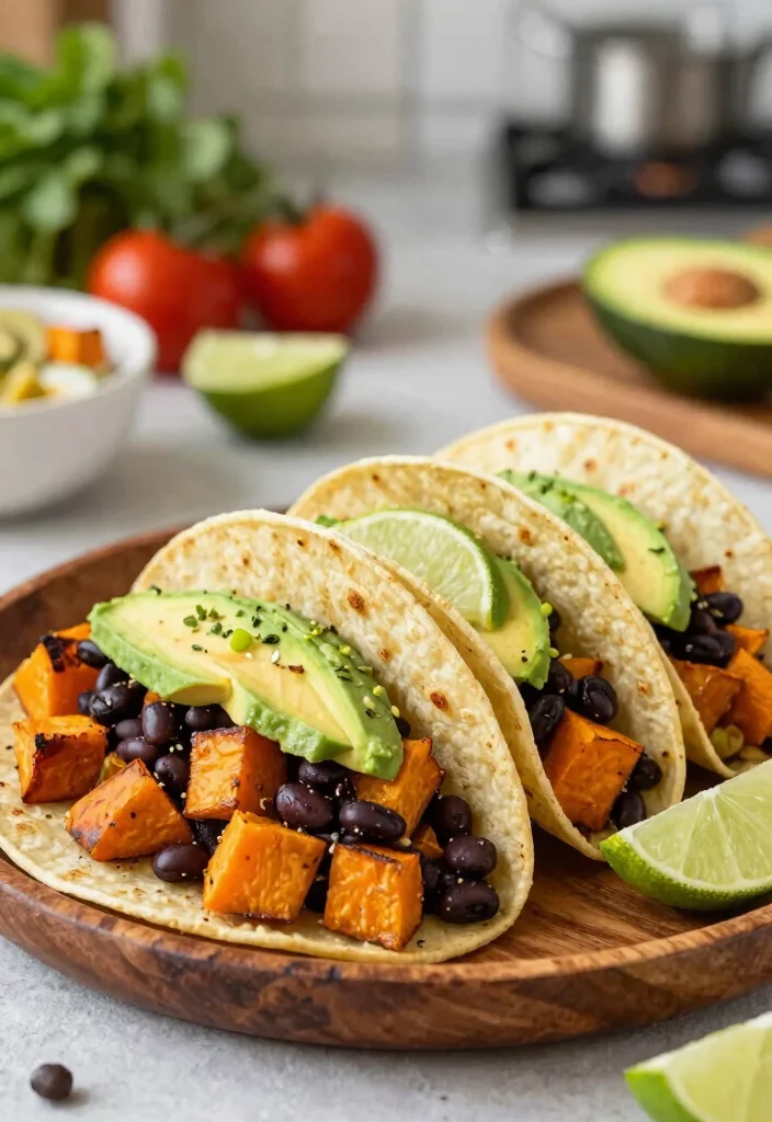 20 Japanese Sweet Potato Air Fryer Recipes (Crispy and Easy) - 14. Sweet Potato Tacos 1