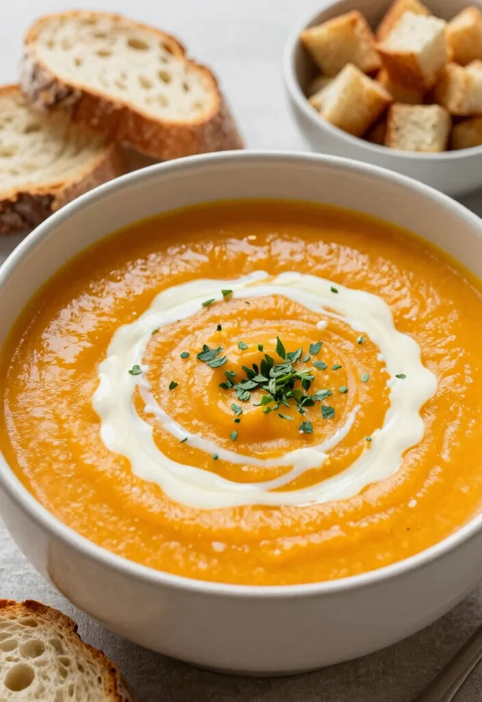 20 Japanese Sweet Potato Air Fryer Recipes (Crispy and Easy) - 9. Sweet Potato Soup 1