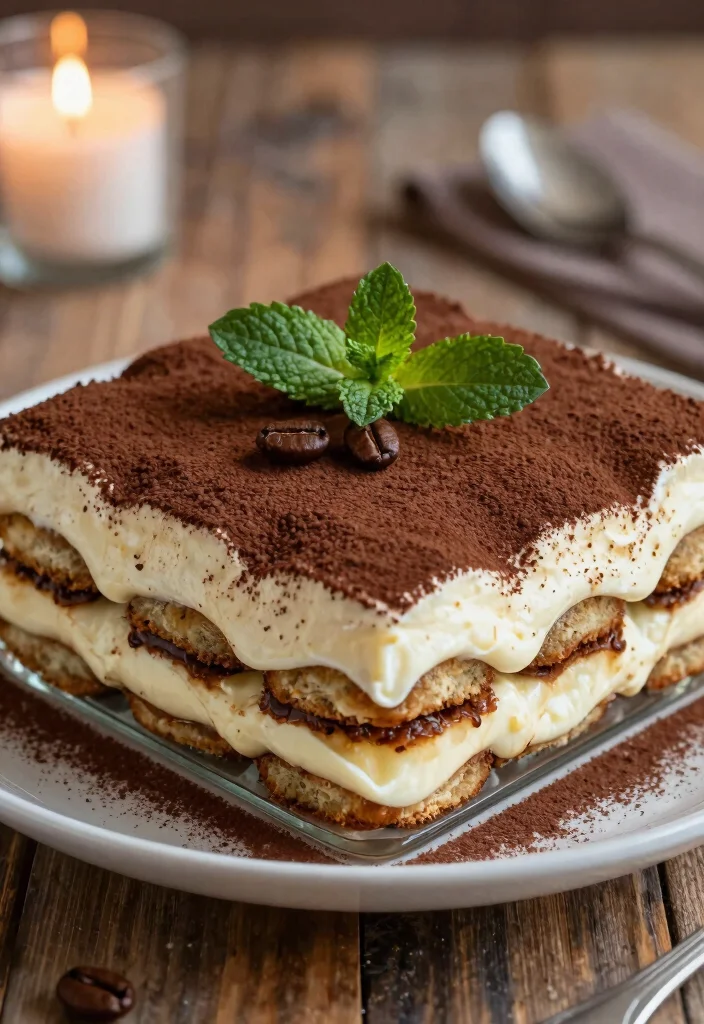 20 Perfect Desserts to Serve After Italian Dinner - 1. Tiramisu: A Coffee Lover's Dream 1