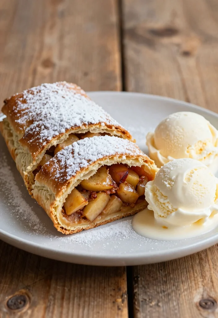 20 Perfect Desserts to Serve After Italian Dinner - 20. Strudel: Apple Delight 1
