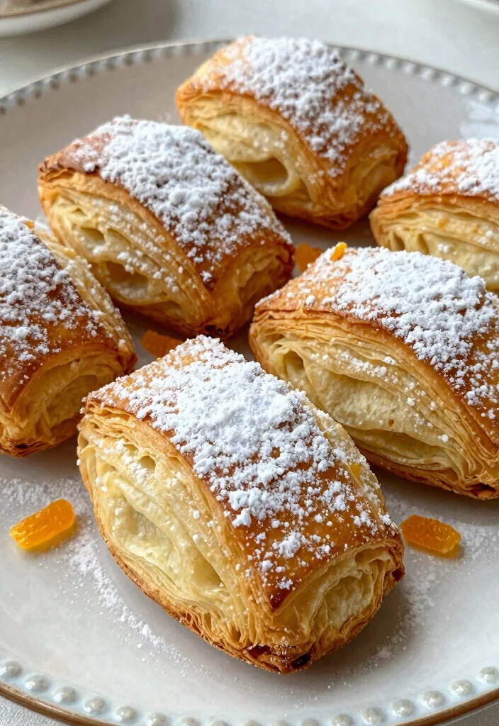 20 Perfect Desserts to Serve After Italian Dinner - 7. Sfogliatelle: Flaky Pastry Delight 1