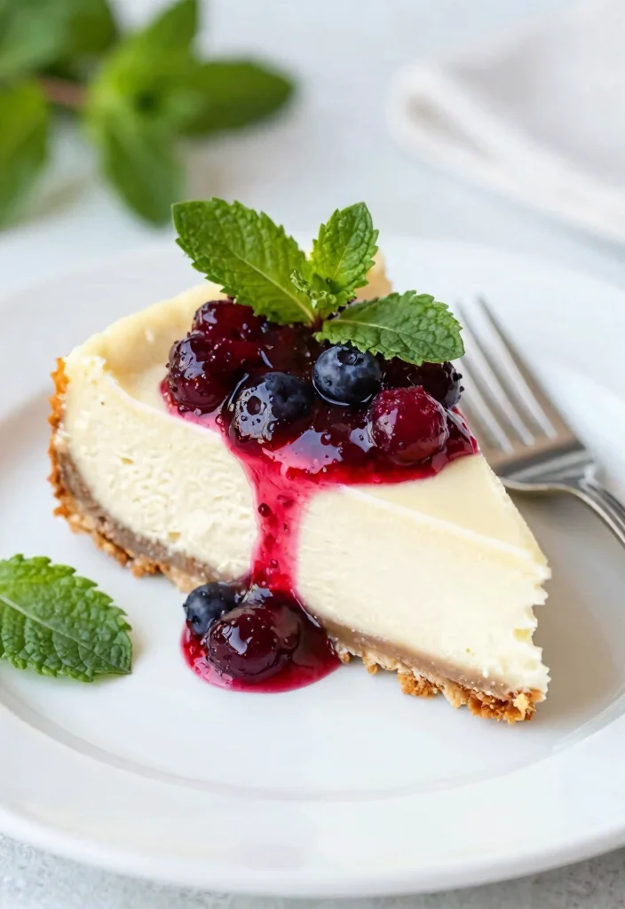 20 Perfect Desserts to Serve After Italian Dinner - 8. Ricotta Cheesecake: Creamy and Decadent 1