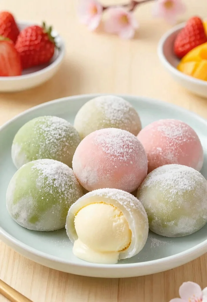 20 Popular Japanese Candy Snacks You Have to Try - 1. Mochi Ice Cream 1