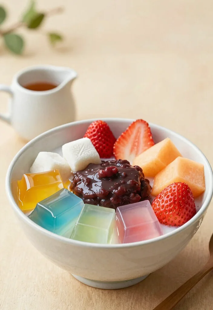 20 Popular Japanese Candy Snacks You Have to Try - 17. Anmitsu 1