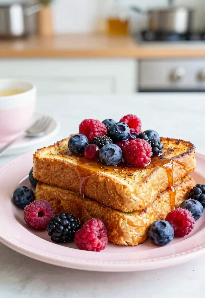 20 Protein French Toast Recipes for Healthy Mornings - 15. Berry Chia Seed Protein French Toast 1