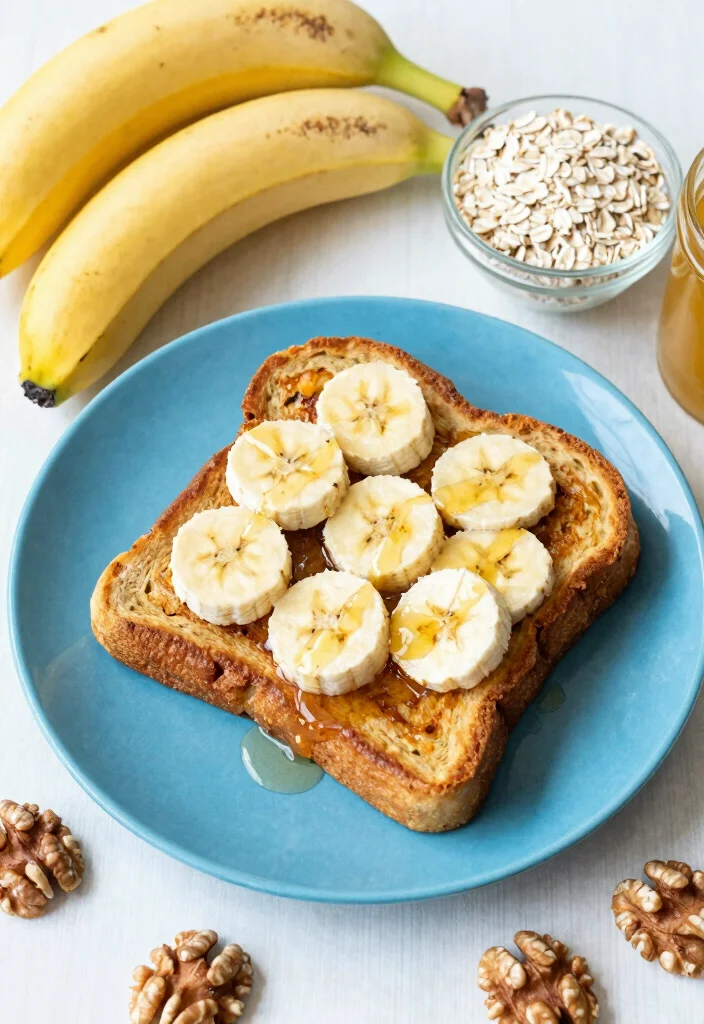 20 Protein French Toast Recipes for Healthy Mornings - 2. Banana Oat Protein French Toast 1