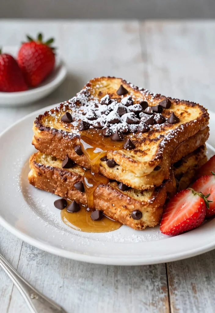20 Protein French Toast Recipes for Healthy Mornings - 3. Chocolate Chip Protein French Toast 1