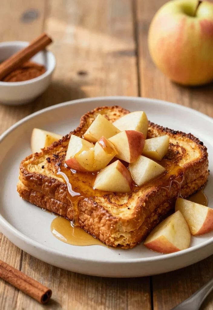 20 Protein French Toast Recipes for Healthy Mornings - 8. Apple Cinnamon Protein French Toast 1