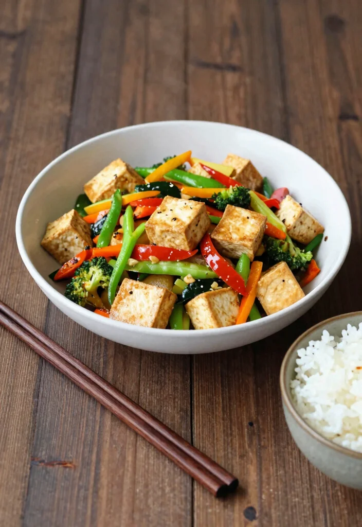 20 Quick Japanese Meals You Can Make in 30 Minutes - 11. Tofu Stir-Fry 1