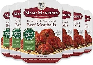 Mama Mancini's Beef Meatballs in Italian Style Pasta Sauce | Family Meal...