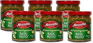 Mezzetta Artisan Ingredients Basil Pesto 6.25 Ounce Jar- Traditional Ita...