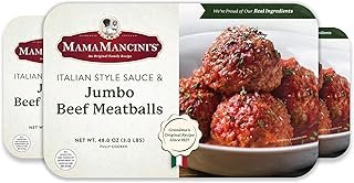 MAMAMANCINI’S Mama Mancini's Jumbo Beef Meatballs in Italian Style Pasta...