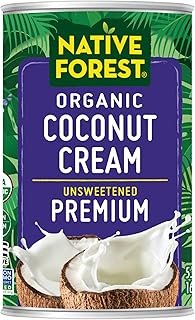 Native Forest Organic Unsweetened Premium Coconut Cream - Heavy Cream, D...