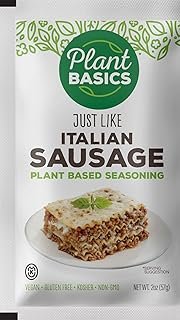Plant Basics - Plant Based Seasoning, Just Like Italian Sausage, 2 ounce...