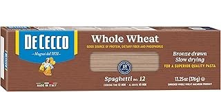 De Cecco Whole Wheat Pasta, Spaghetti, 13.25 Ounce (Pack of 12),VIP0012