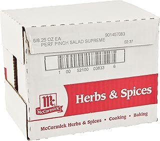 McCormick Perfect Pinch Salad Supreme Seasoning, 8.25 oz (Pack of 6)