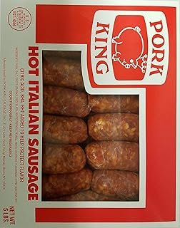 Pork King: Hot Italian Sausage 5 Lb.