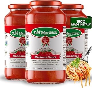 La San Marzano Marinara Sauce, 24 oz, Pasta Sauce Made in Italy, All Pur...
