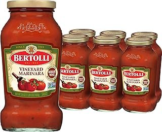 Bertolli Marinara Sauce with Burgundy Wine, Spaghetti Tomato Pasta Sauce...