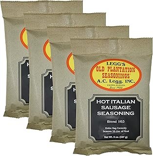 A.C. Legg Hot Italian Sausage Seasoning - PACK OF 4