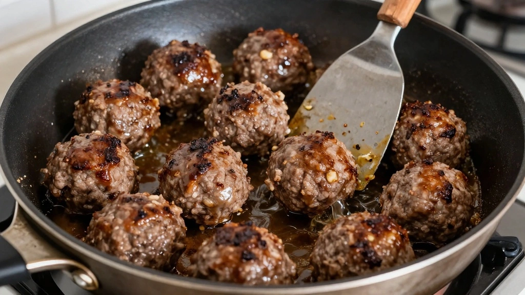 Authentic Italian Meatballs Recipe (Step-by-Step Guide) - Step 5: Brown the Meatballs 1