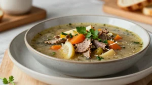 Easy Crockpot Italian Penicillin Soup Recipe