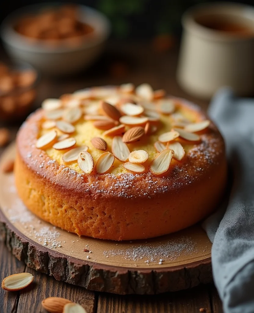 French Almond Cake Recipe (Moist and Elegant Dessert) - Step 2: Prepare the Pan 1
