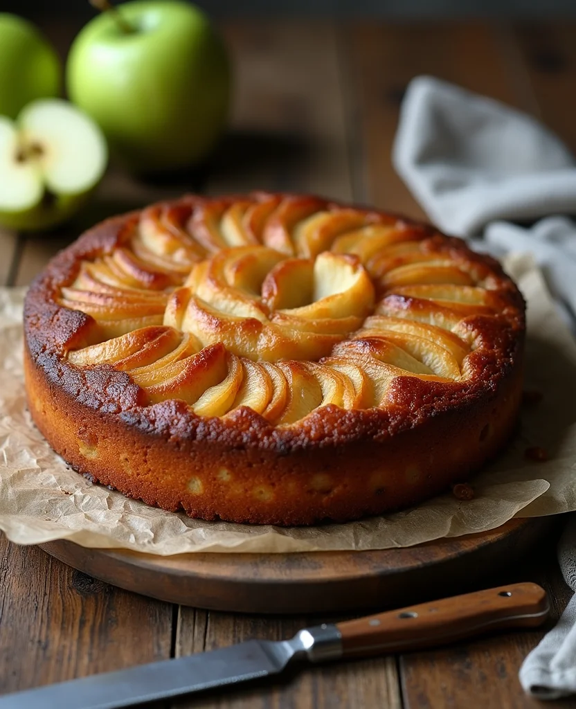 French Apple Cake Recipe (Rustic Country-Style Dessert) - Step 7: Incorporate Apple Slices 1