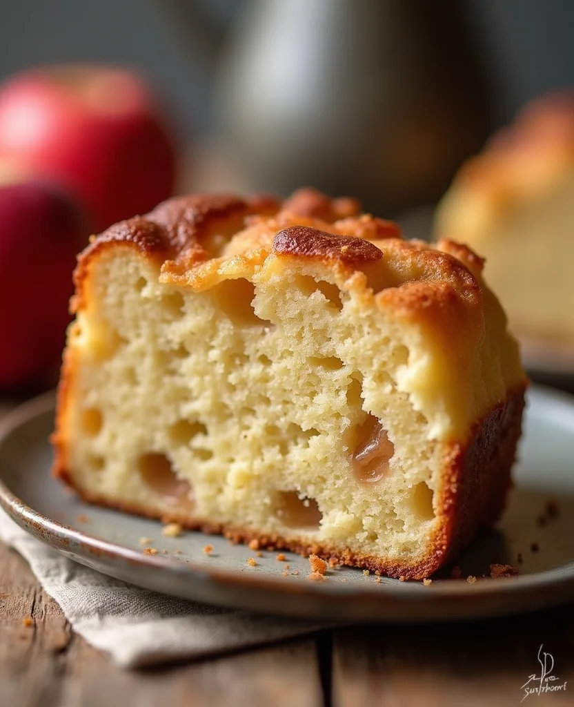 French Apple Cake Recipe (Rustic Country-Style Dessert) - Step 9: Assemble and Bake 1