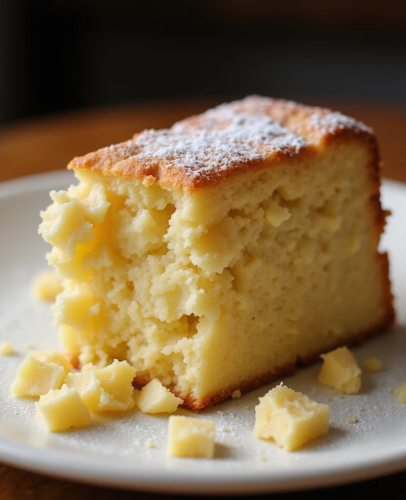 French Butter Cake Recipe (Rich and Buttery Crumb) - Step 6: Pour Batter into Pan 1