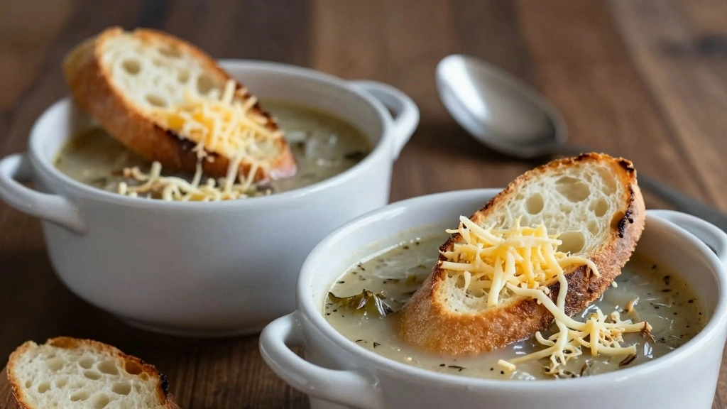 French Onion Soup Recipe (Classic Restaurant-Style Version) - Step 7: Assemble the Soup Bowls 1