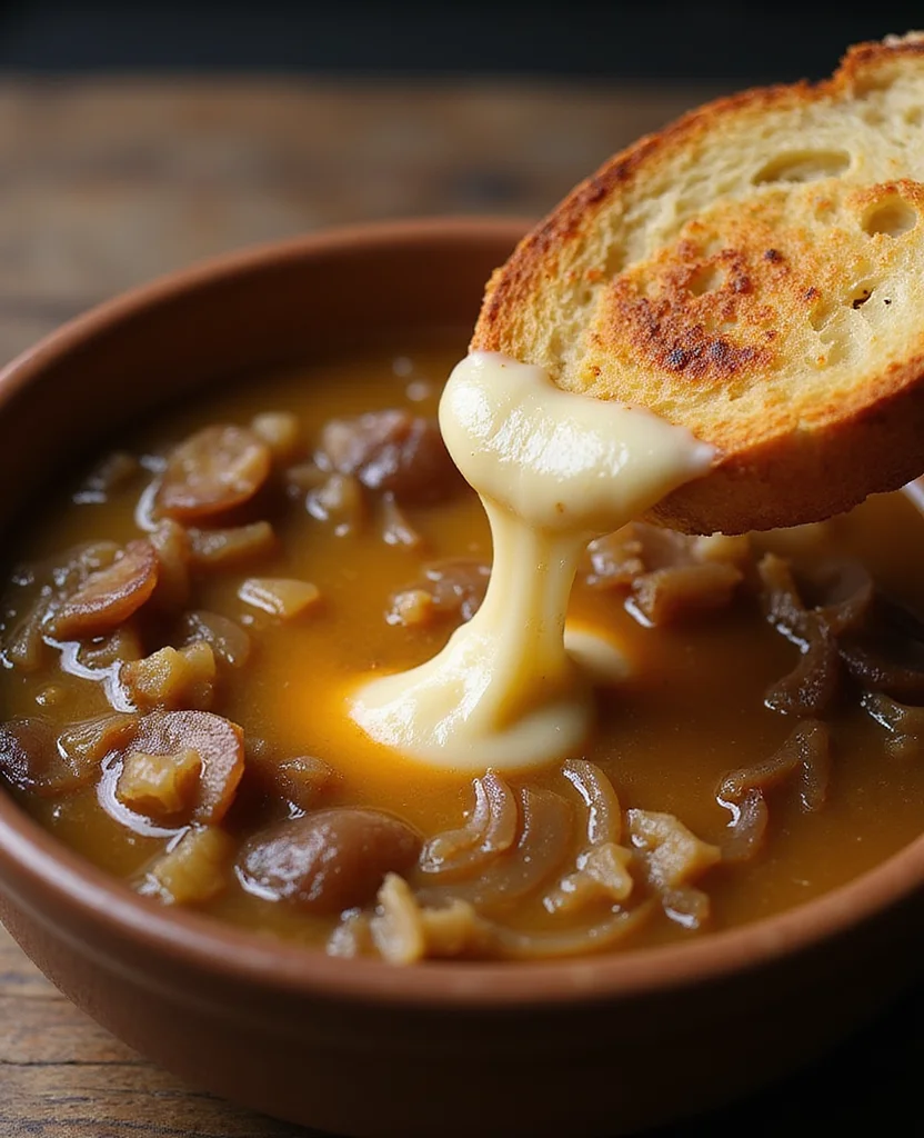 French Onion Soup Recipe (Classic Restaurant-Style Version) - Step 8: Broil the Cheese 1