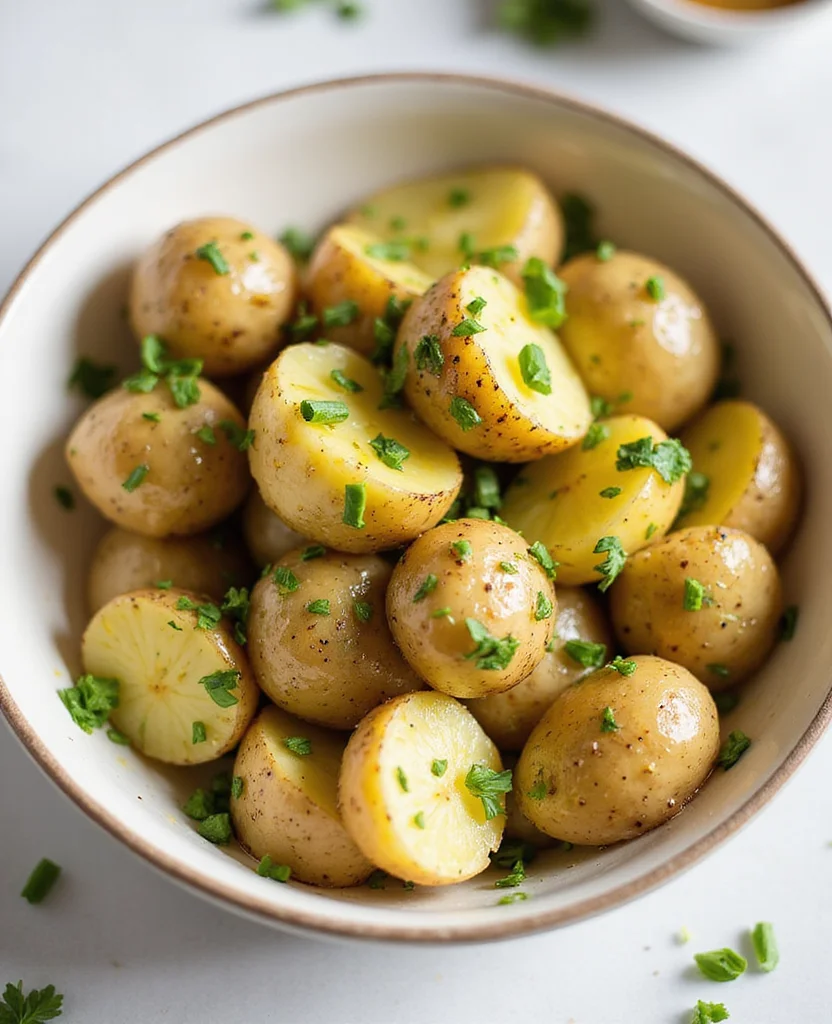 French Potato Salad Recipe (Herby Mayo-Free Side Dish) - Step 5: Chop the Fresh Herbs 1
