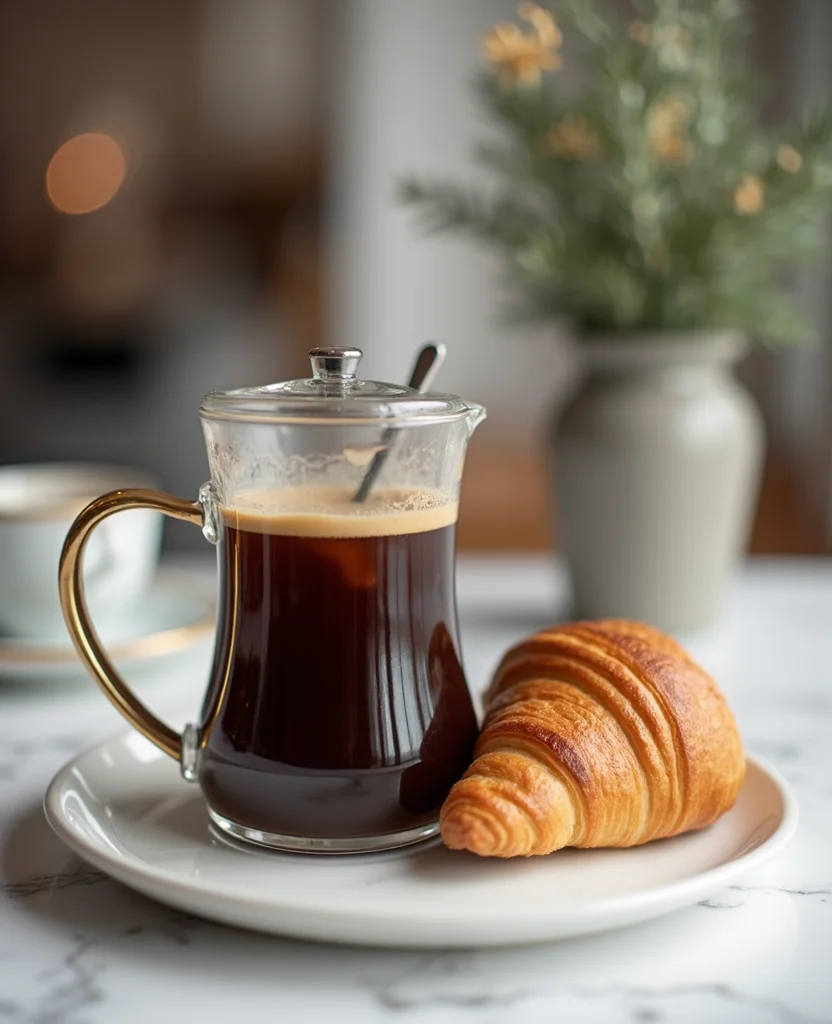 French Press Coffee How to Make (Perfect French Press Coffee Recipe) - Step 5: Stir and Bloom 1