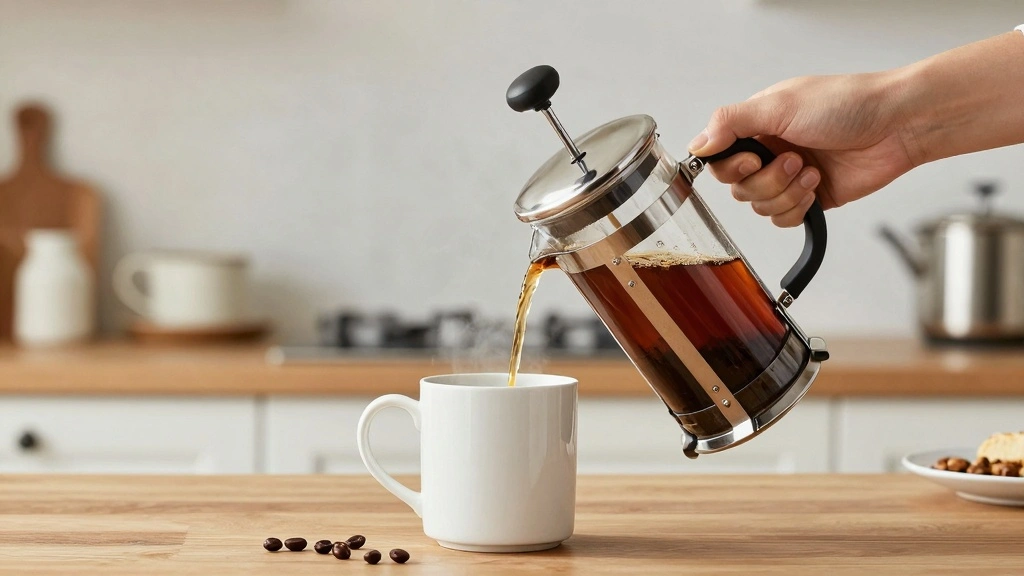 French Press Coffee How to Make (Perfect French Press Coffee Recipe) - Step 9: Serve and Enjoy 1